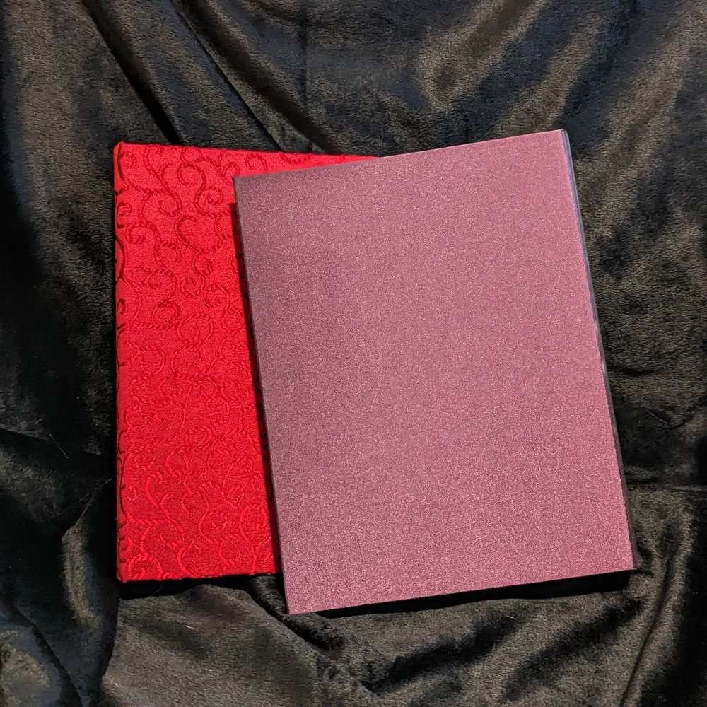 PHOTO ALBUMS Fabric Covered 4x6 3x5 Glossy or Matte Set of 2